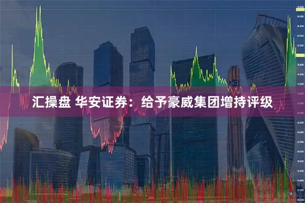 汇操盘 华安证券：给予豪威集团增持评级